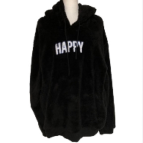 Tops - EUC Cold Crush HAPPY Hoodie With Ears Plus Size 3X